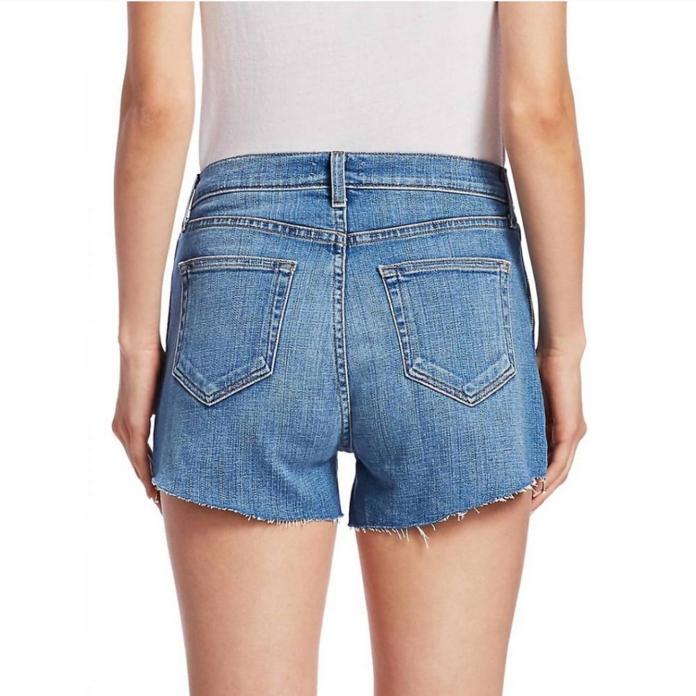 L'AGENCE Ryland High Rise Side Zip Shorts In Sydney Size 27 - Picture 3 of 8
